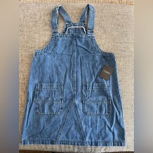 Blue Denim Jumper Dress, NWT